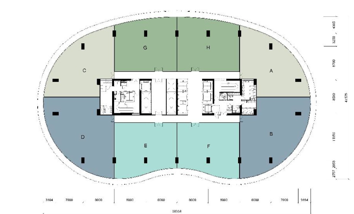 Floor Plan - South Quarter Residences
